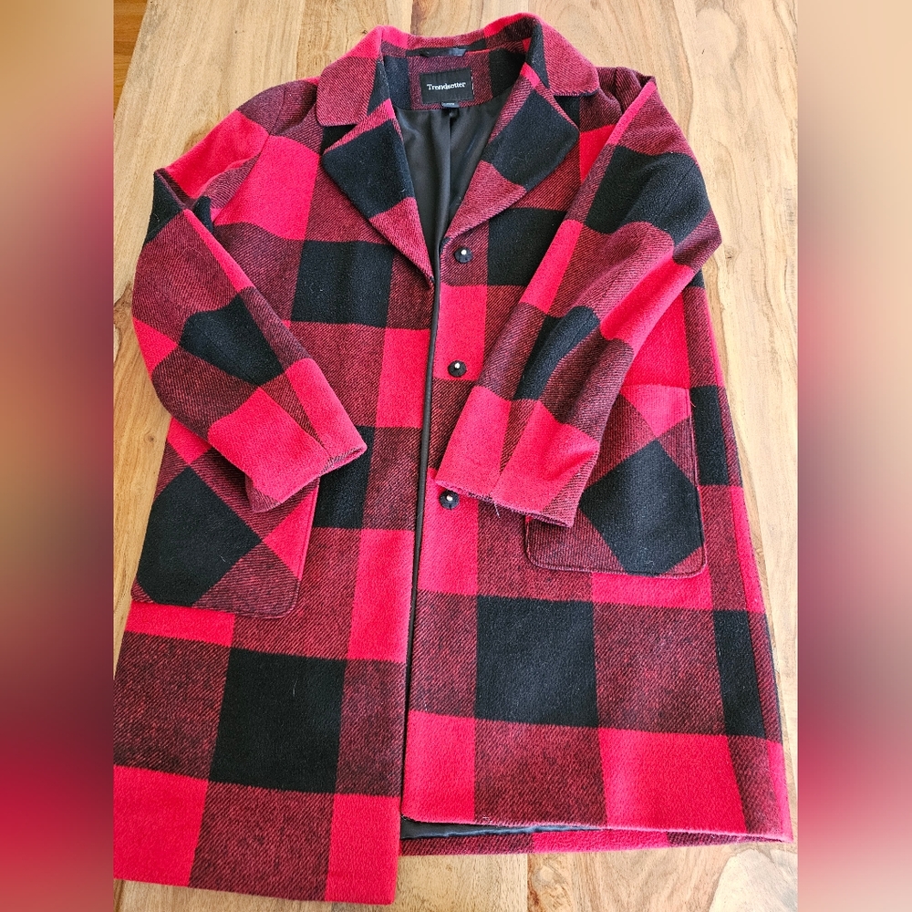 Plaid coat